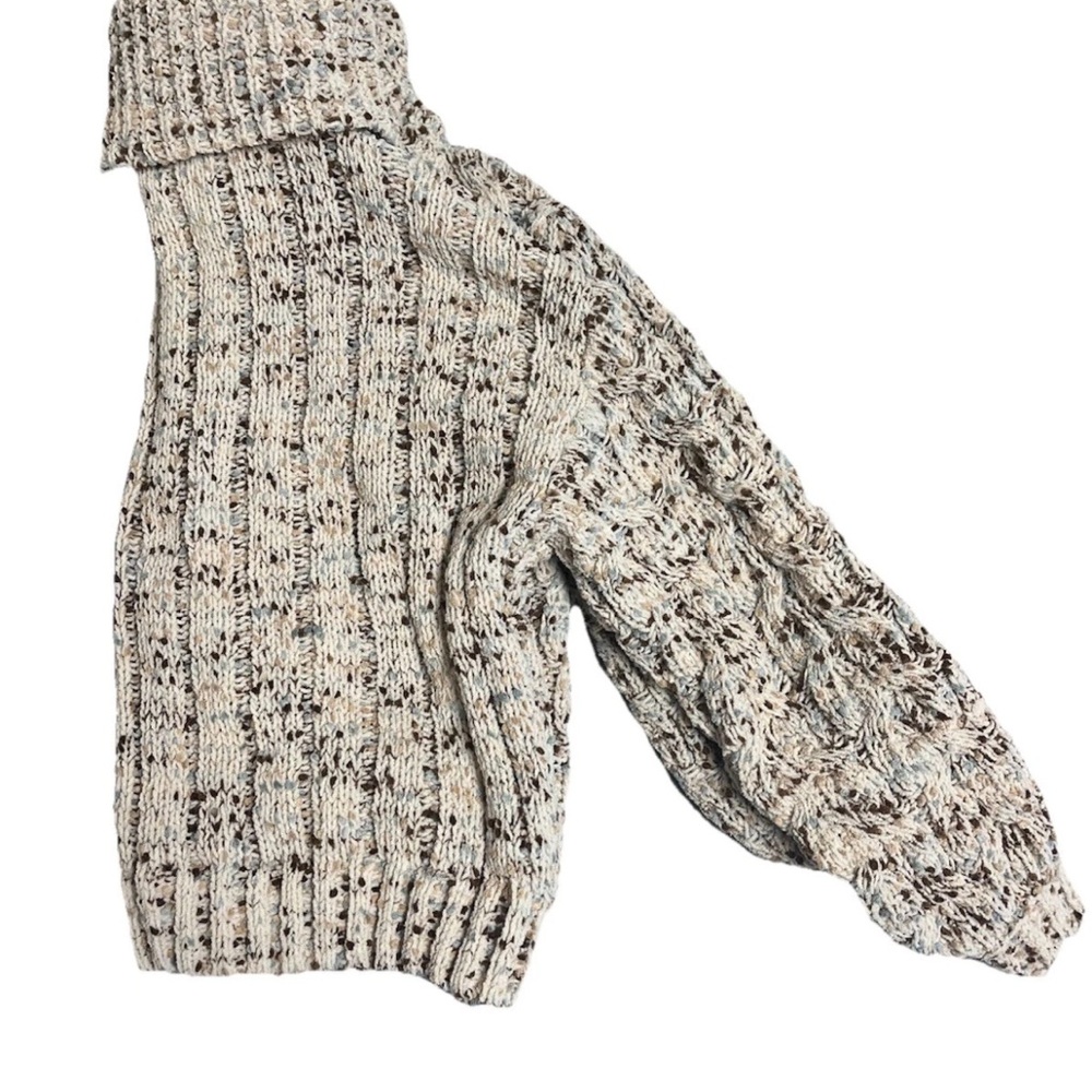 Moon & Madison Women’s S Cozy Confetti Cowl Neck Sweater Party Fall Winter Cold - Picture 6 of 7